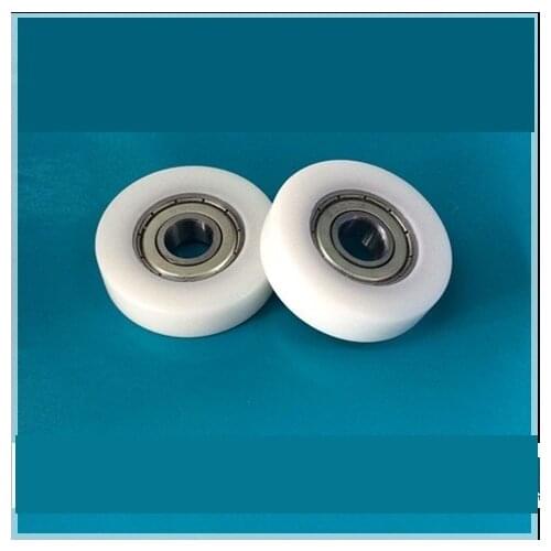 High quality inside 626zz bearing outside polyformaldehyde(POM) Material pulley total size 6*22*12mm
