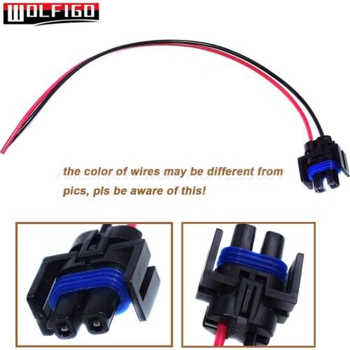 WOLFIGO 1 / 5 PCS For G-M A/C Compressor 2-Way Connector Wiring Pigtail LT1 LS1 Air LS2 LS3 TPI Coil PT209,PT2311,1P1239,S588