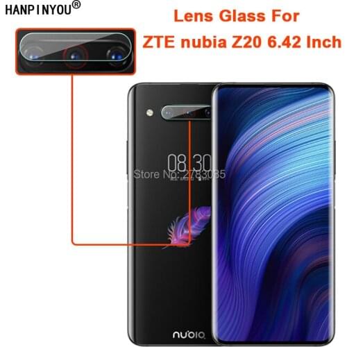 For ZTE nubia Z20 6.42" Clear Ultra Slim Back Camera Lens Protector Rear Camera Lens Cover Tempered Glass Protection Film