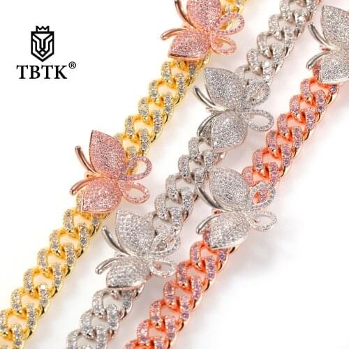 TBTK Cute Animal Butterfly Pendant Necklace For Women Wedding Party Statement Aesthetic Choker Necklaces Fashion Hiphop Jewelry