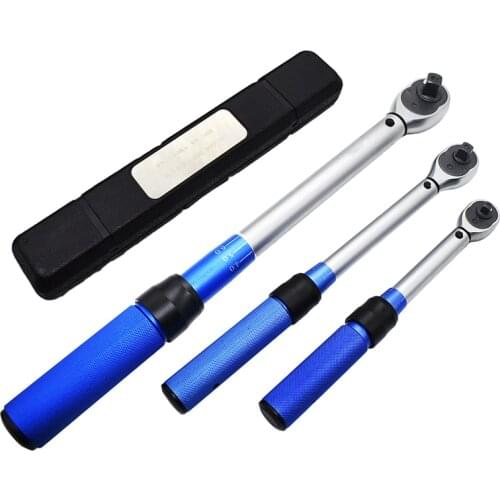 1/4 3/8 1/2 Square Drive Torque Wrench Precise Ratchet Wrench Repair Spanner Key Square Drive High-accuracy Car Bike Repair
