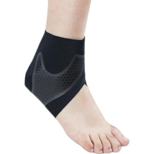 1pcs Safety Ankle Support Gym Running fitness Protection Black Foot Bandage Elastic Ankle Brace Band Guard Sport