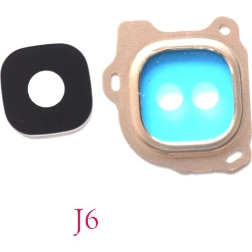 20PCS Back Rear Camera Frame Holder Glass Lens Cover Replacement For Samsung Galaxy J6 2018/J600/J600F J600G