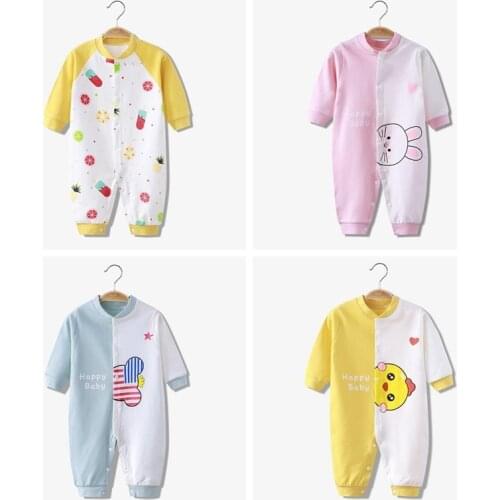 2021 Winter Newborn Baby Pajamas Baby Onesie Funny Toddler Clothes Fashion Lovely Infantil Romper Girls Onesie 3 6 12 24 Month
