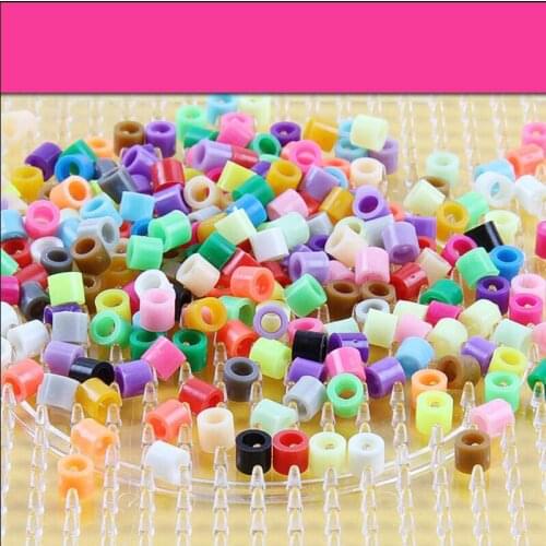 500 PCS/ Bag 5mm Perler Hama Beads Kids Education Diy Puzzles Beadbond Toys 100% Quality Guarantee New Diy Toy Fuse Iron Beads