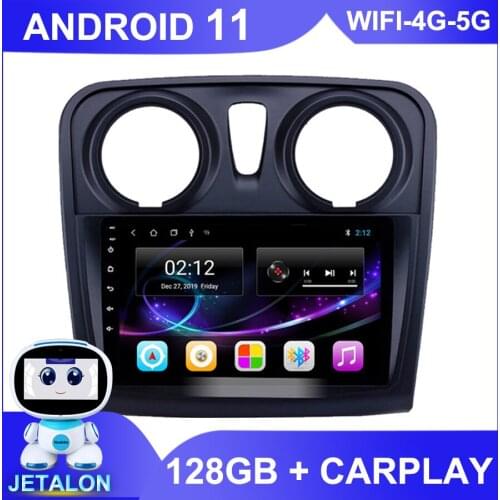 For Renault Logan Sandero 2012 2013 2014 2015 2018 Car Radio Stereo GPS Navigator Autoradio 2Din Android 11 Multimedia Player