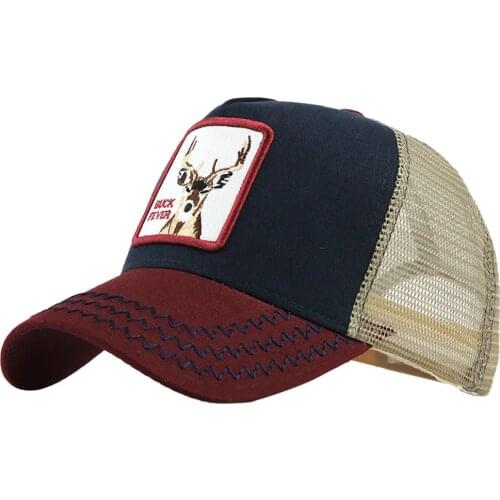 Animals Embroidery Baseball Caps Men Snapback Hip Hop Hat Women Mesh Unisex Streetwear Bones Wholesale Price Adjustable Cap