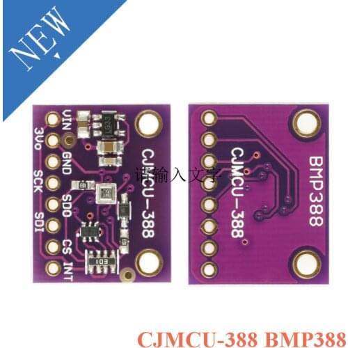BMP388 Atmospheric Pressure Sensor Module Digital Temperature For Arduino Electronic DIY Board IIC I2C SPI 24Bit CJMCU-388