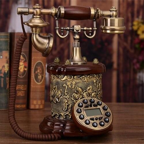 European retro telephone American creative antique telephone retro high-end office home landline