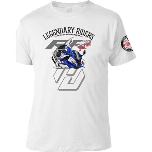 Motorcycle O-Neck Printed T-Shirt Man Short Sleeve T Shirt Case for BMW S1000RR S1000 RR Club Team