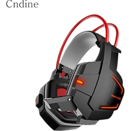Headphone Gaming Precision Bass with Microphone Active Noise Canceling Headset LED Glowing Game Headphones - 3 Colors