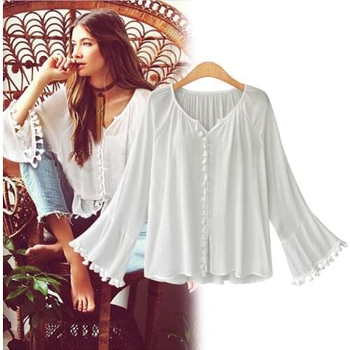 KANPAN Womens Chiffon Blouses