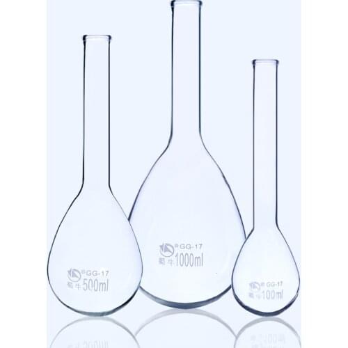 1PC Lab 50ml to 1000ml kjeldner flask high borosilicate glass nitrogen fixing flask long neck ammonia nitrogen flask