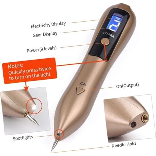 Laser Plasma Pen Freckle Remover Machine LCD Mole Removal Dark Spot Remover Skin Wart Tag Tattoo Remaval care Tool Beauty Salon