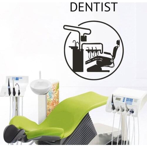 Dental Care Wall Sticker Stomatology Clinic Sign Window Decal Tooth Healthcare Vinyl Art Decorations for Office Dentist Z275