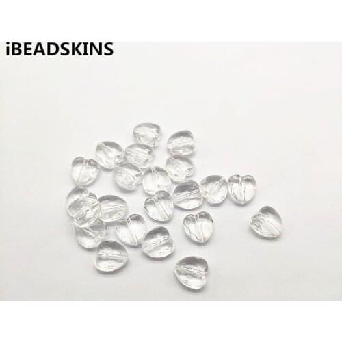 New arrival! 12x12mm 1000pcs Clear acrylic Heart-shape beads for Necklace,Earrings parts,hand Made Jewelry DIY