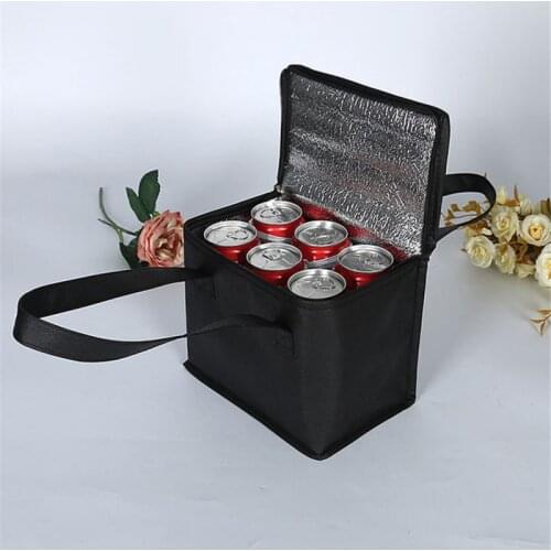 Portable Lunch Cooler Bag Folding Insulation Picnic Ice Pack Food Thermal Bag Drink Carrier Insulated Bags Food Delivery Bag