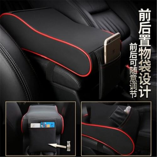 Car styling car Interior PU armrest box armrest box heightening pad for Volkswagen Passat B5 B6 B7 Sharan Car accessories