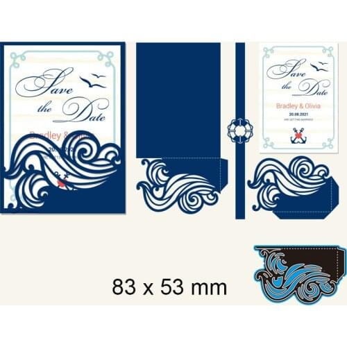 Cutting Dies Square Lace New Metal Stencils DIY Scrap Booking Paper Cards Making Decoration 83*53mm