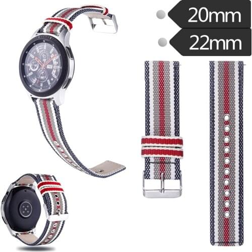 Leather Watch Band for Samsung Gear Sport S2 S3 Galaxy Watch Active 42/46mm 20/22mm Strap for Huami Amazfit Bip Huawei Watch2 gt
