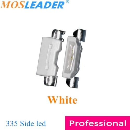 Mosleader 3000pcs SMD LED 335 White 4008 Side led Chinese Bright single color Light emitting diodes