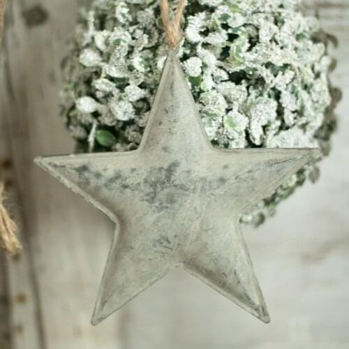 Handicraft decoration star retro vintage metal plaque