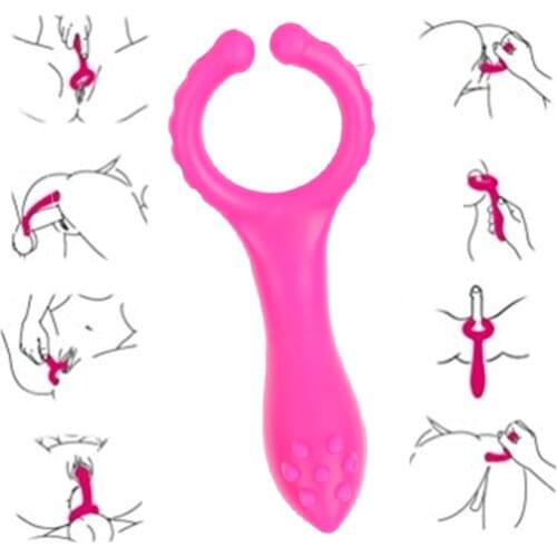 G Spot Stimulation Vibrator For Men Women Silicone Prostate Massage Vibration Clip Intimate Goods Erotic Sex Toy For Male Female