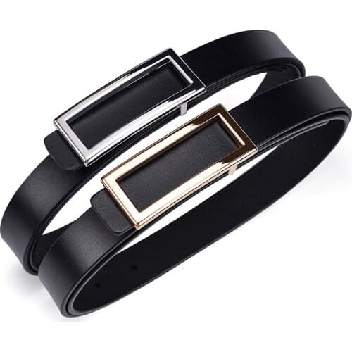 Crossten Female belt Women 100% quality genuine leather fashion all-match belt womens cowhide casual pants belt