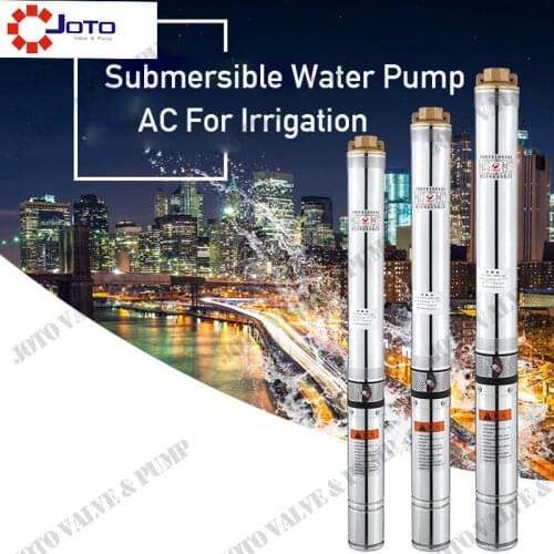 1500w 3m3/h 120m Home Use Stainless Steel Submersible Deep Well Water Pump