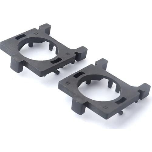 2PCS H7 Headlight LED Adapter Base For Fox Motors High Beam H7 Bulb Holder for Ford Focus Fiesta Mondeo Low Beam Light