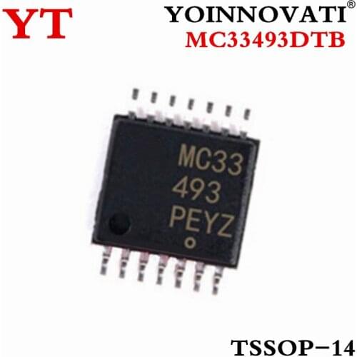 5pcs MC33493DTB MC33493 MC33 493 DTB TSSOP-14 IC