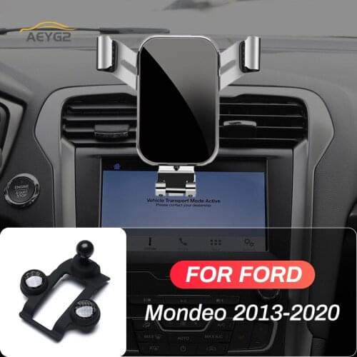 Car Mobile Phone Holder For Ford Mondeo MK4 MK5 2013 2014 2015 2016 2017 2018 2019 2020 Air Vent Outlet Mount Navigation Bracket