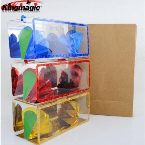 Medium Size Flowers Paper Bag 3 Flower Boxes Dream Bag Appearing Flower Boxes Stage Magic Magic Props Free Shipping