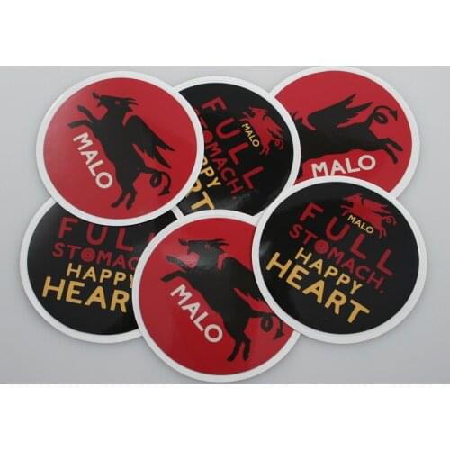 Fast delivery custom stickers die cut Waterproof Feature and Metal Material custom metal logo stickers ---DH12505