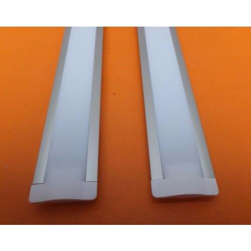 Free Shipping 66M/Lot 2M Length Aluminium Profile Channel Holder for LED Strip Light Bar Under Cabinet Lamp Kitchen Closet