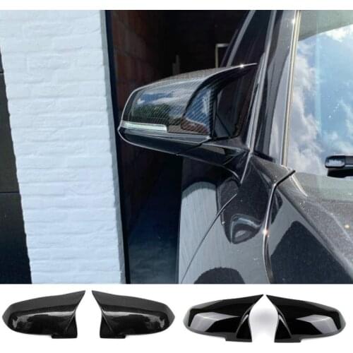 For BMW 1 2 3 4 X M Series Rear View Side Mirror Cover F20 F21 F22 F23 F30 F32 F36 X1 E84 F87 M2 Carbon Style Car Accessories