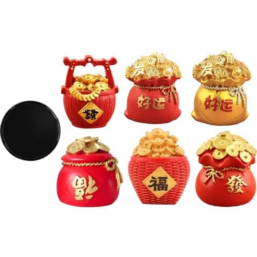 Feng Shui Gold Bag Traditional Money Bag Attract Wealth Fortune Good Luck