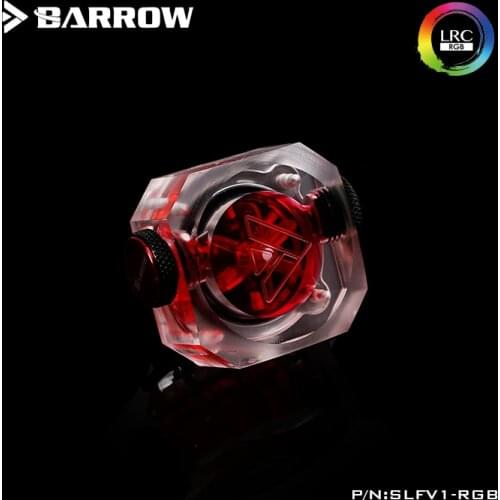 Barrow SLFV1-RGB PC water cooling flow meter Indicator 5V 3 Pin LRC2.0 version for water cooling system