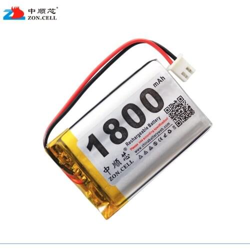 In the core 1800mAh 803448 3.7V polymer battery 753448 speaker telephone learning point reading machine Rechargeable Li-ion Cell