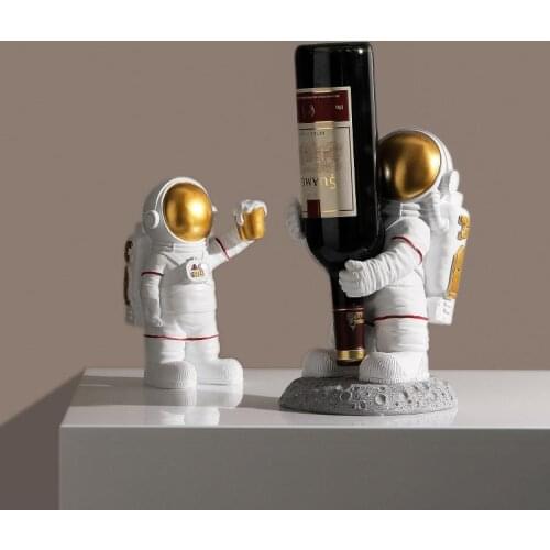 Spaceman Astronaut Small Decoration Wine Cabinet Wine Rack Entrance Living Room Dining Table Childrens Room Decorations