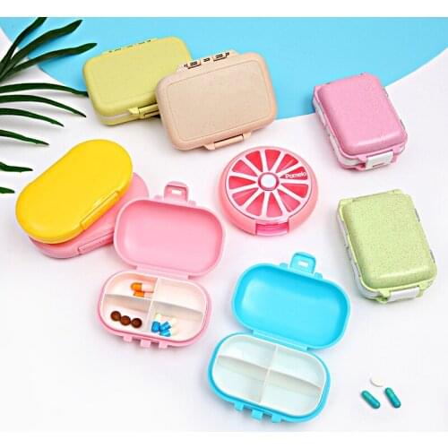 Mini Pill Box Drugs Holder Tablet Medicine Sort Storage Case Vitamin Storage Box Container Organizer