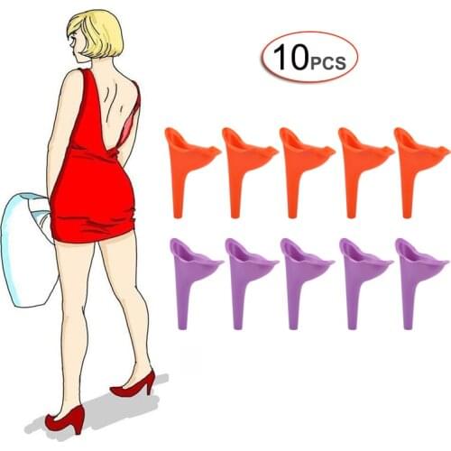 Reusable Portable Urinals Aparelho Urinario Femenino Female Standing Urination Flushing Urinary Device Urine Travel Women Urinal