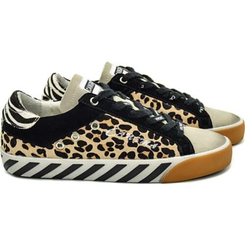 CANGMA Luxury Brand Designer Sneakers Men Vintage Leopard Horsehair Leather Mens Shoes Male Y2k for 2021