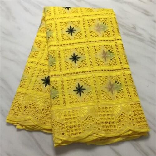 Switzerland Swiss Tulle Lace African Cotton Edge Fabric 2021 High Quality Lace Nigeria Stitched Lace Fabric PL116631