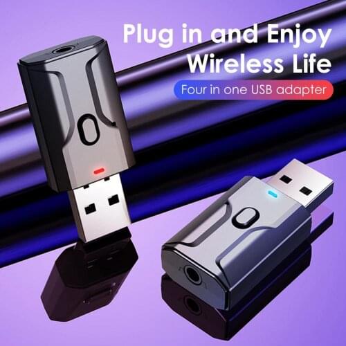 USB For Bluetooth-compatible Transmitter Receiver Adapter Dongle For PC Wireless Transfer Bluetooth Headphone Speakers Phone