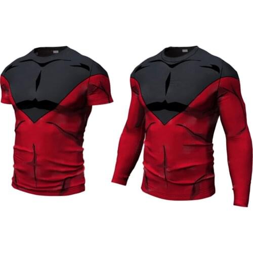 High quality spandex Men Women Kids Running T Shirt Quick Dry Fitness Shirt Training exercise Clothes Gym Sports Shirts Tops