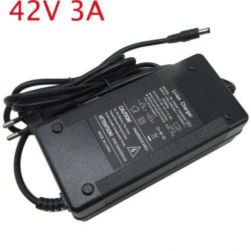 36V 3A DC lithium ion battery charger with 42V 3A charger output used for 36V 10S 20AH Ebike lithium battery charging with fan