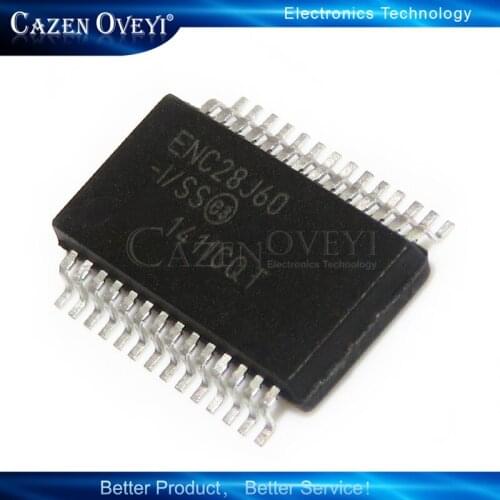 1piece ENC28J60-I/SS ENC28J60 ENC28J60/SS SSOP-28 In Stock
