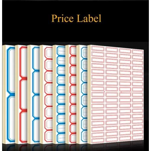 100 Sheets Name Price Label Hand Writing Sticker For Supermarket Retail Store Item Classification Sticker For School Home Office