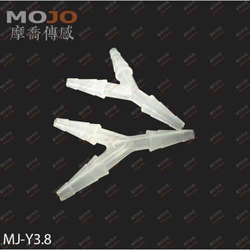 2020 (1000pcs/Lots) MJ-Y3.8 PP hose joint Three way connectors 3.8mm Y type pipe fitting